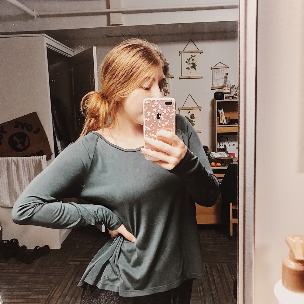 Soft and Sexy AEO Teal Long-Sleeve